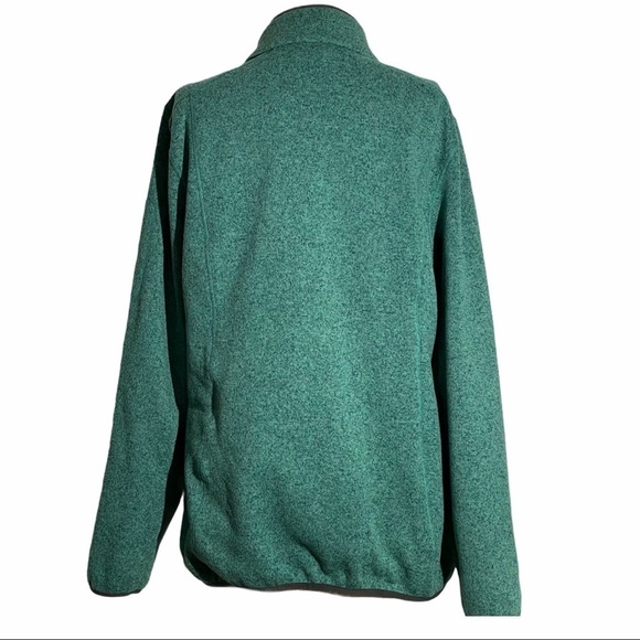 Women's Heather Teal Sweater Knit Fleece Plus size - Picture 3 of 12